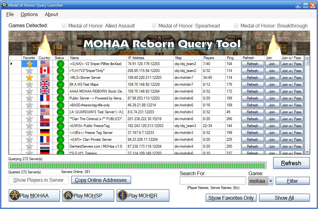 MOHAA Reunited Downloads